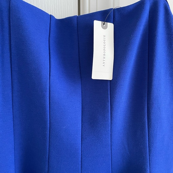 Anthropologie Women’s Royal Blue Bailey 44 Dress size M NWT - Picture 2 of 4